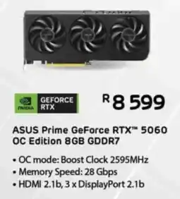 Computer Mania ASUS Prime GeForce RTX 5060 OC Edition 8GB GDDR7 offer