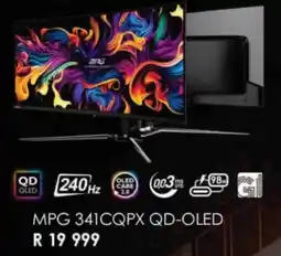 Computer Mania Msi MPG 341CQPX QD-OLED offer