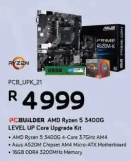 Computer Mania PCBuilder AMD Ryzen 5 3400G Level Up Core Upgrade Kit offer