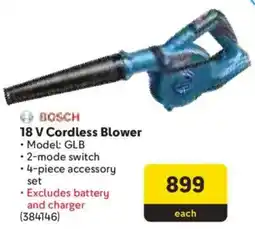 Makro Bosch 18 V Cordless Blower offer