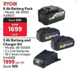 Makro Ryobi 6 Ah Battery Pack offer