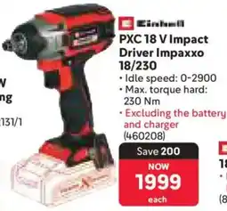 Makro Einhell PXC 18 V Impact Driver Impaxxo offer