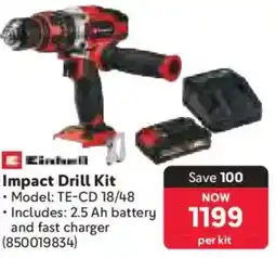 Makro Einhell Impact Drill Kit offer
