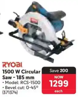 Makro Ryobi 1500 W Circular Saw offer