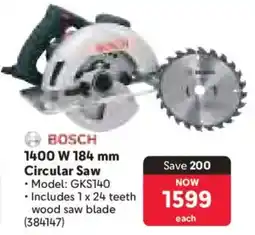 Makro Bosch 1400 W Circular Saw offer