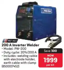 Makro Promax 200 A Inverter Welder offer