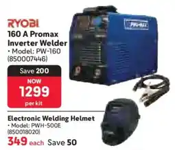 Makro Ryobi 160 A Promax Inverter Welder offer
