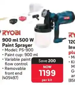 Makro Ryobi 500W Paint Sprayer offer