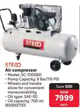 Makro Steco Air compressor offer