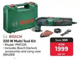 Makro Bosch 220 W Multi Tool Kit offer
