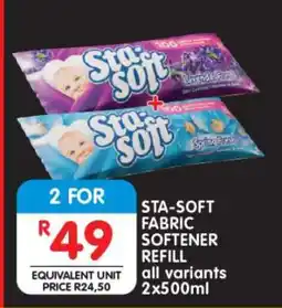 Shoprite STA-SOFT FABRIC SOFTENER REFILL offer
