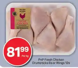 Pick n Pay PnP Fresh Chicken Drumsticks 6s or Wings 12s offer