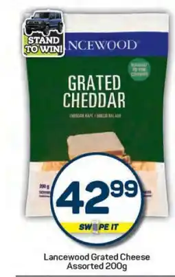 Pick n Pay Lancewood Grated Cheese Assorted 200g offer