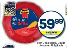 Pick n Pay First Choice Baby Gouda Assorted 125g Each offer