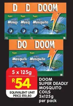 Shoprite DOOM SUPER DEADLY MOSQUITO COILS offer