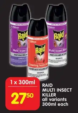 Shoprite Raid Multi Insect Killer offer