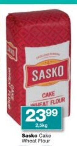 Checkers Sasko Cake Wheat Flour 2.5kg offer
