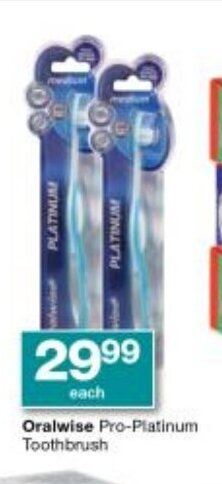 Oralwise Pro-Platinum Toothbrush