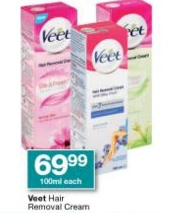 Veet Hair Removal Cream 100ml each