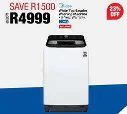 OK Furniture Midea White Top-Loader Washing Machine offer