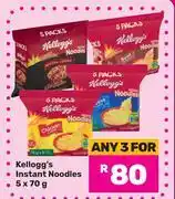 Game Kellogg's Instant Noodles-For 3 x 5 x 70g offer