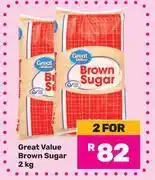 Great Value Brown Sugar-For 2 x 2Kg