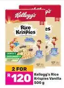 Game Kellogg's Rice Krispies Vanilla-For 2 x 500g offer