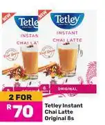 Game Tetley Instant Chai Latte Original-For 2 x 8s offer