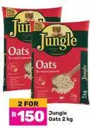 Game Jungle Oats-For 2 x 2Kg offer