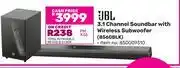 Game JBL 3.1 Channel Soundbar With Wireless Subwoofer B560BLK (850009310) offer