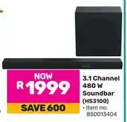 Game Hisense 3.1 Channel 480W Soundbar HS3100 (850013404) offer