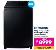Game Samsung 19Kg AI Top Loader Washing Machine WA80F19S8BFA 850027340 offer
