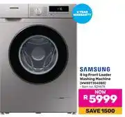 Game Samsung 8Kg Front Loader Washing Machine WW80T3040BS 824678 offer