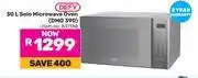 Game Defy 30L Solo Microwave Oven DMO 390 837188 offer