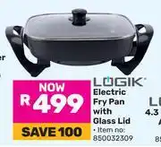 Game Logik Electric Fry Pan With Glass Lid 850032309 offer