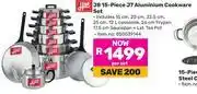 Game Hart J8 15 Piece J7 Aluminium Cookware Set 850039144-Per Set offer