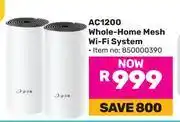 Game TP-Link AC1200 Whole Home Mesh WiFi System 850000390 offer