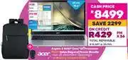 Game Acer Aspire 3 Intel Core i5 Processor Plus Value Bag & Mouse Bundle 850011864/850034523 offer