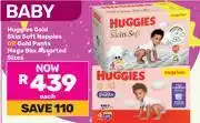 Game Huggies Gold Skin Soft Nappies Or Gold Pants Mega Box (Assorted Sizes)-Each offer