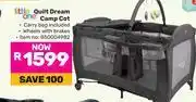Game Little One Quilt Dream Camp Cot offer