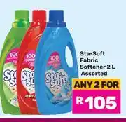 Game Sta-Soft Fabric Softener Assorted-For Any 2 x 2Ltr offer