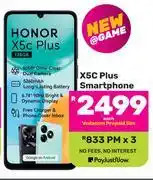 Game Honor X5C Plus Smartphone offer