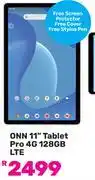 Game ONN 11 Tablet Pro 4G 128GB LTE offer