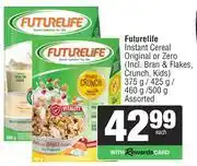Spar Futurelife Instant Cereal Original Or Zero-375g/425g/460g/500g offer