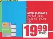 Spar Spar Good Living Pre Cut Color Kraft With Labels-12s offer
