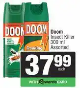 Spar Doom Insect Killer Assorted-300ml offer