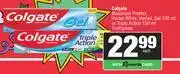 Spar Colgate Maximum Protect Herbal White,Herbal,Gel 100ml Or Triple Action 150ml Toothpaste offer