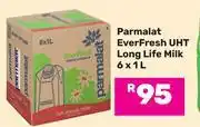 Game Parmalat Everfresh UHT Long Life Milk-6 x 1L offer