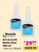 Game Bostik Art & Craft White Glue 190242-100ml offer