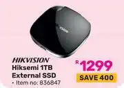 Game Hikvision Hiksemi 1TB External SSD 836847 offer
